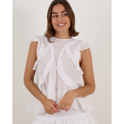 Marant Étoile Nalou Blouse Mouwloos Wit