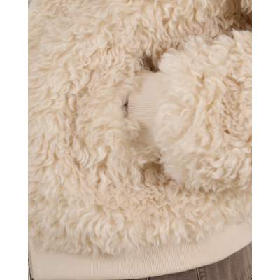 Marant Étoile Tayma Faux Fur Teddy Jas Ecru