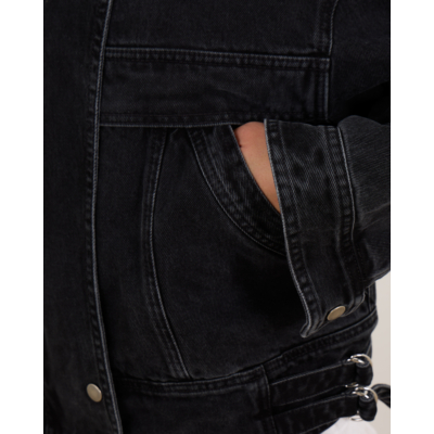 Marant Étoile Joseline Denim Jack Faded Black