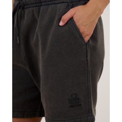 Marant Étoile Miranae Sweatshorts Verwassen Zwart