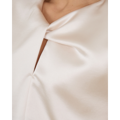 Luisa Cerano Mouwloze Blouse Off White