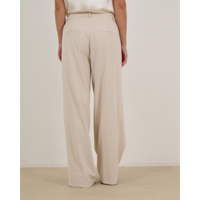 Cambio Anais Pantalon Met Schuinen Sluiting Cream