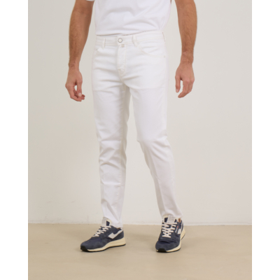 Jacob Cohën Scott Slim Fit Jeans Wit