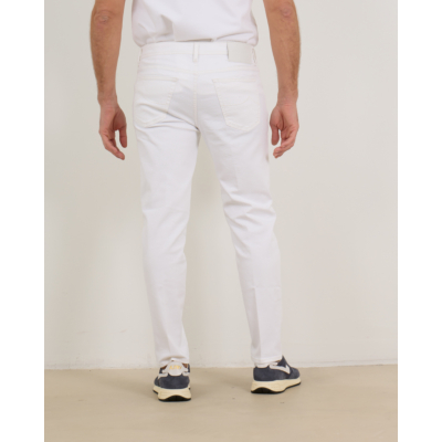 Jacob Cohën Scott Slim Fit Jeans Wit
