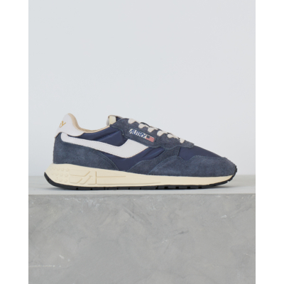 Autry Reelwind Suede Mesh Low Sneaker Nylon Blue
