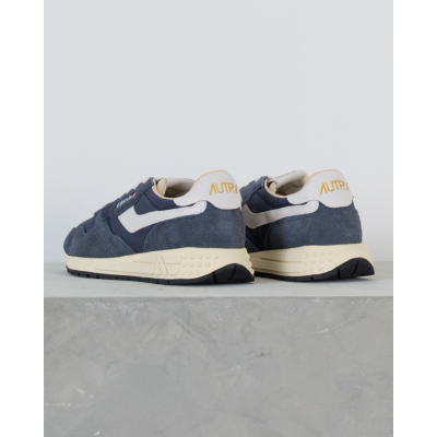 Autry Reelwind Suede Mesh Low Sneaker Nylon Blue