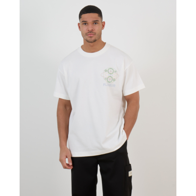 Flâneur Speaker Graphic Design T-Shirt Wit