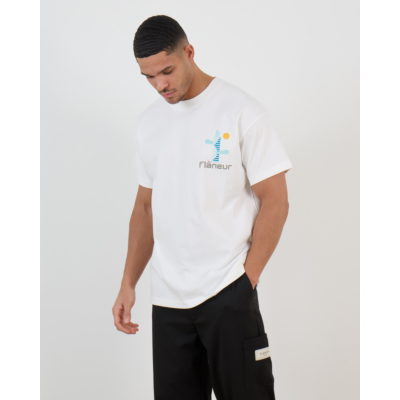 Flâneur Festival Map T-shirt Wit