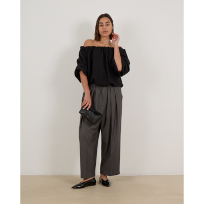 Ame Antwerp Now Off The Shoulder Top Zwart