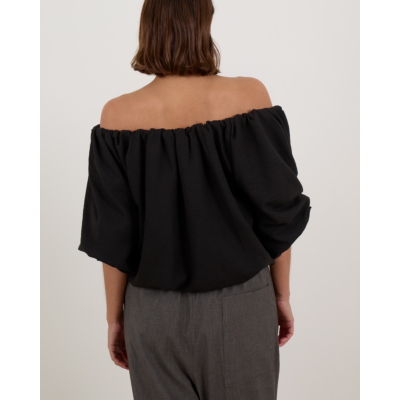 Ame Antwerp Now Off The Shoulder Top Zwart