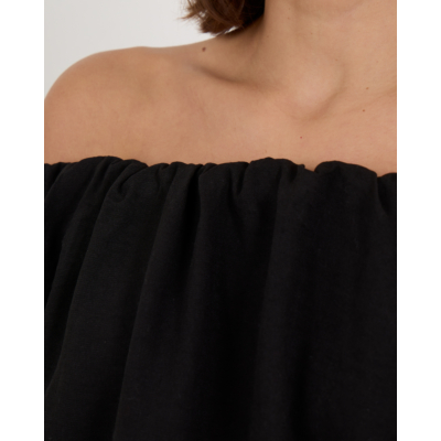 Ame Antwerp Now Off The Shoulder Top Zwart