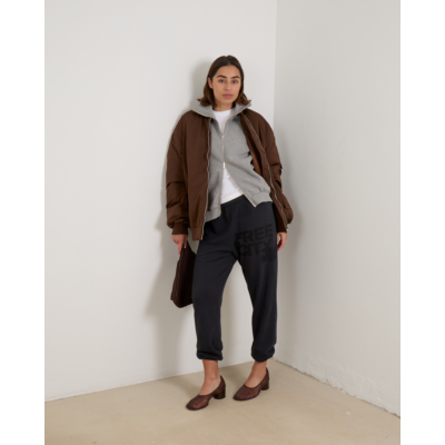 Ame Antwerp Nona Cardigan Vest met Rits Grijs