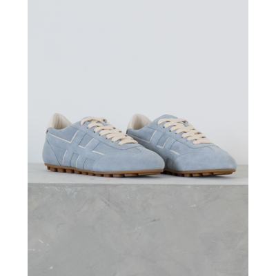 Hogan  Olympia Sneakers Retro Suede Licht Blauw