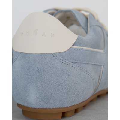 Hogan  Olympia Sneakers Retro Suede Licht Blauw