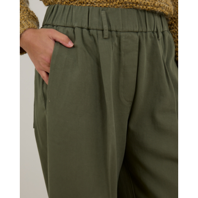 Forte Forte Pantalon Kakigroen