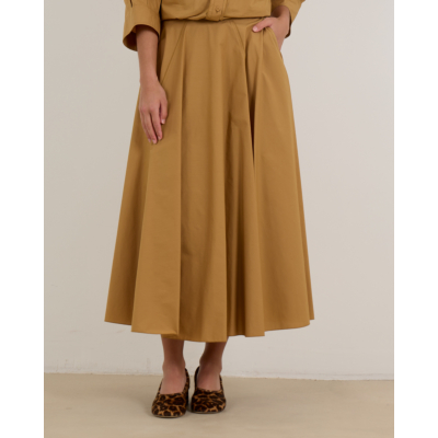 Forte Forte Midi Rok Camel