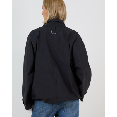 Tibi Charles Asymmetrische Trench Jack Navy