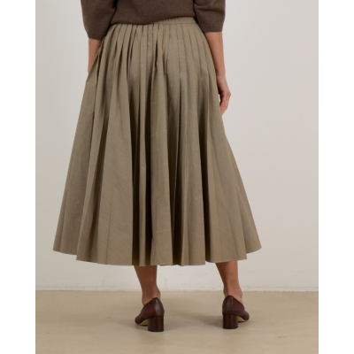6397 Midi Rok Plaited