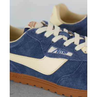 Autry Windspin Suede Sneakers Blauw