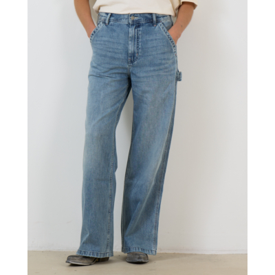 Denimist Teri Carpent Wide Leg Jeans Holton Indigo Blauw