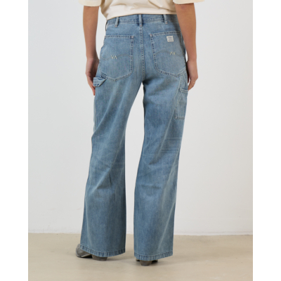 Denimist Teri Carpent Wide Leg Jeans Holton Indigo Blauw
