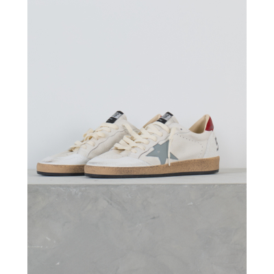 Golden Goose Ball Star Sneaker Wit Zilver