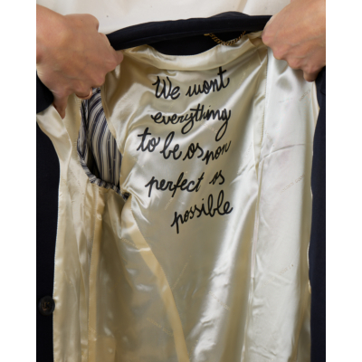 Golden Goose Wollen Double-Breasted Blazer met Gouden Knopen Navy