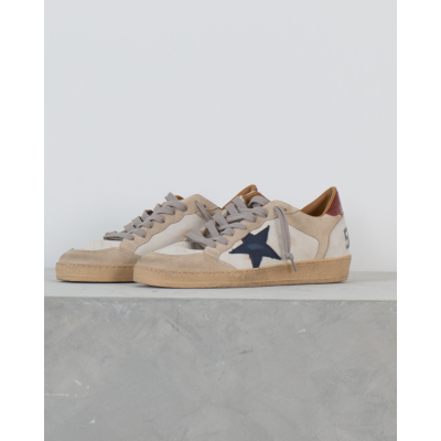 Golden Goose Ball Star Sneaker Blauw/ Bruin