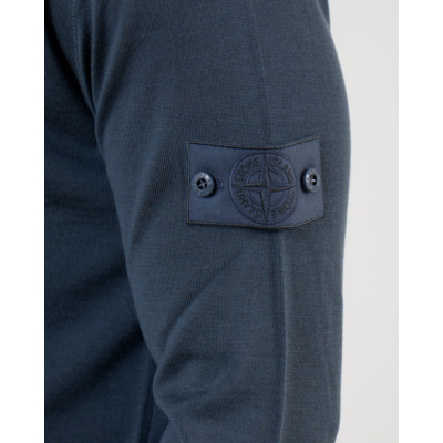 Stone Island Ghost Pullover Ronde Hals Staal Blauw