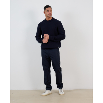 Stone Island Ghost Crewneck Pullover Navy Blue