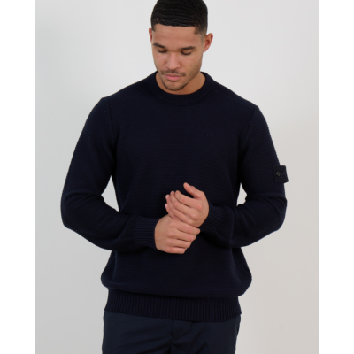 Stone Island Ghost Crewneck Pullover Navy Blue