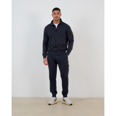 Stone Island Zip Sweatshirt Navy Blue