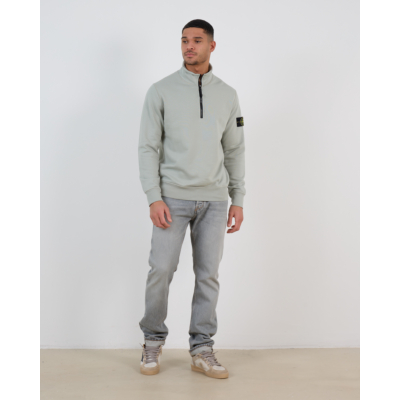 Stone Island Half-Zip Sweater Sage Green