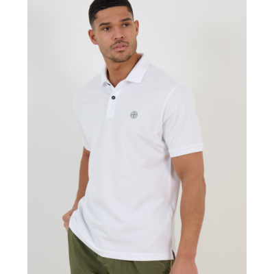 Stone Island Polo Korte Mouw White