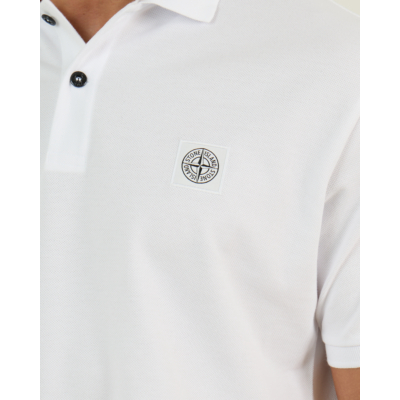 Stone Island Polo Korte Mouw White