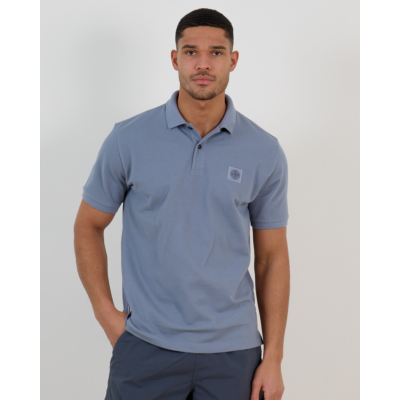 Stone Island Polo Korte Mouw Dark Blue