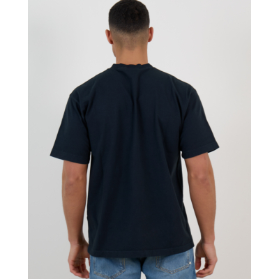 Stone Island Logo T-shirt Donker Blauw