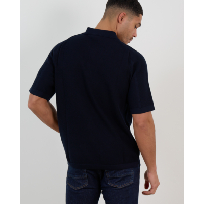 Stone Island Polo Korte Mouw Navy Blue
