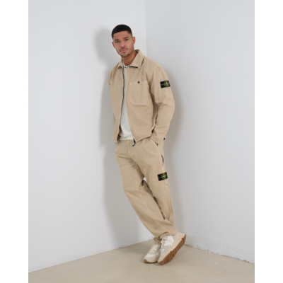 Stone Island Polo Korte Mouw Ivory