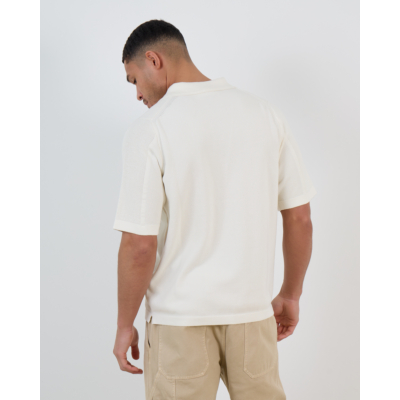 Stone Island Polo Korte Mouw Ivory