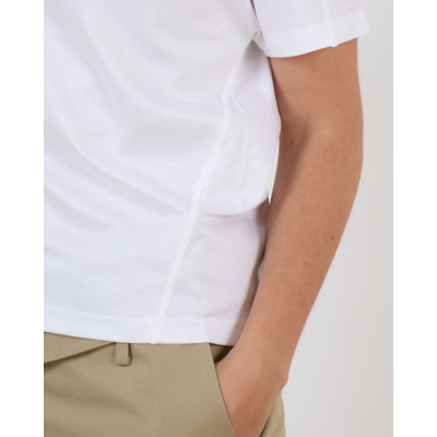 Iro Celiane Getailleerd V-hals T-shirt  Wit