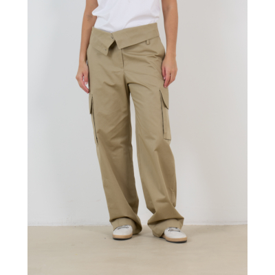 Iro Indra High Waist Cargo Pantalon Zand