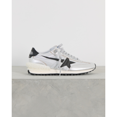Golden Goose Running Marathon Sneaker Nylon Zilver