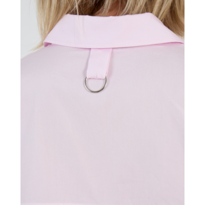Tibi Gabe Overshirt Blouse Roze