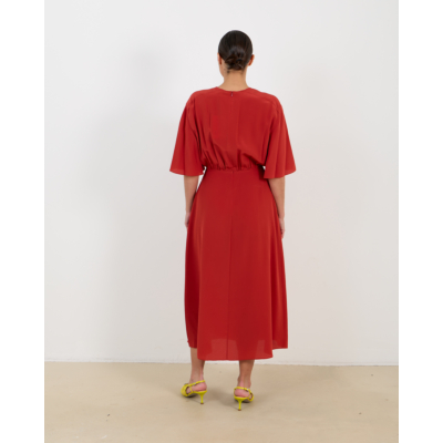 Joseph Silsia crepe jurk spice