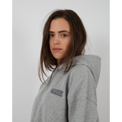 Ganni Software Isoli oversized hoodie grijs