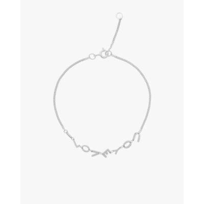 Anna + Nina I Love You Bracelet Silver