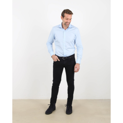 Finamore 1925 Shirt Blue Contemporary