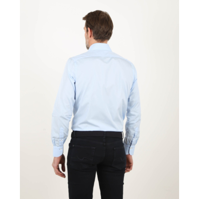 Finamore 1925 Shirt Blue Contemporary