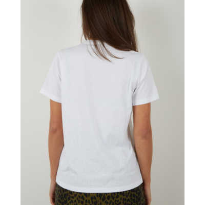 Ganni Jersey t-shirt smiley yellow